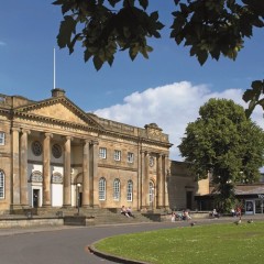 Exterior photo of York Castle Museum's 'Women's Prison' building opposite the Eye of York